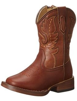 Roper Texson Square Toe Classic Cowboy Boot (Toddler/Little Kid)