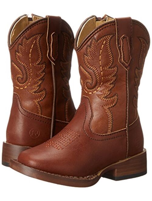 Roper Texson Square Toe Classic Cowboy Boot (Toddler/Little Kid)
