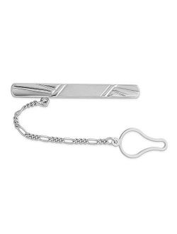 Sonia Jewels Sterling Silver Tie Clip (6mm x 51mm)