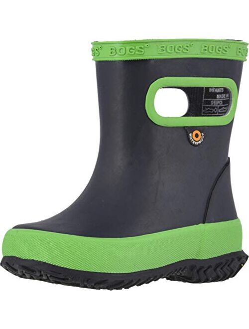 BOGS Unisex-Child Skipper Waterproof Rain Boot