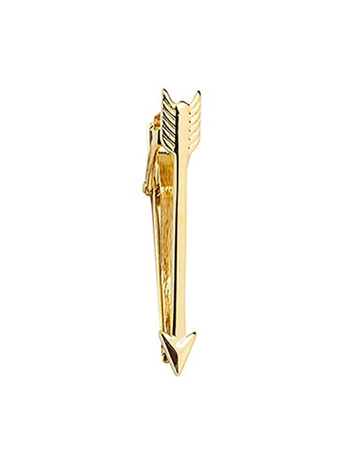 UXZDX CUJUX Gold Creative Shape Metal Lavalier Men's Business Casual Tie Pin Tie Clip Decorative Accessories