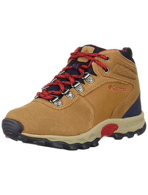 Columbia Youth Newton Ridge Suede Boot, Waterproof, High-Traction Grip