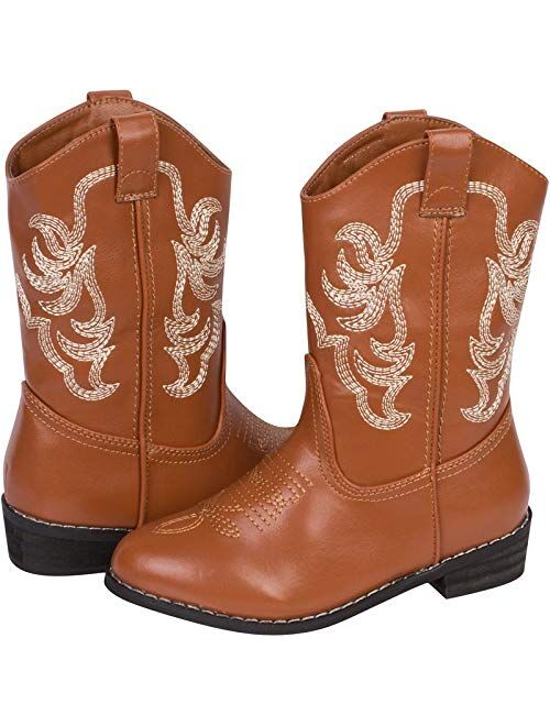 Kids Cowboy Boots by Wild Bear Boots Girl and Boy Horseback Riding Boots