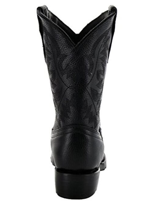 Broad Square Toe Kids Western Boots by Soto Boots K3004