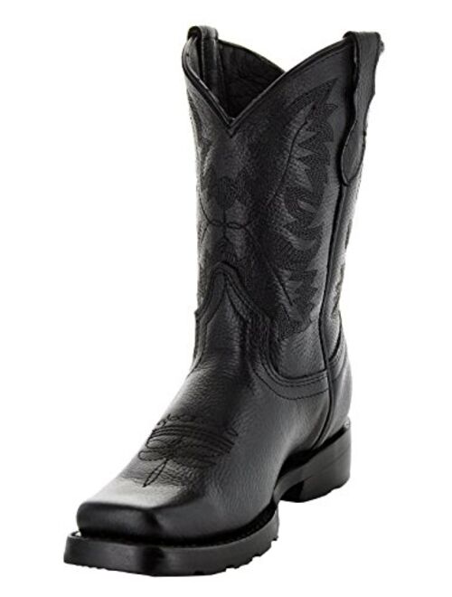 Broad Square Toe Kids Western Boots by Soto Boots K3004