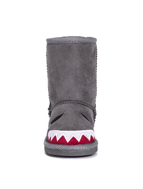 Muk Luks Unisex-Child Kid's Finn Shark Boots Fashion