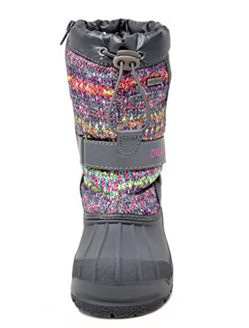 DREAM PAIRS Boys & Girls Mid Calf Waterproof Winter Snow Boots