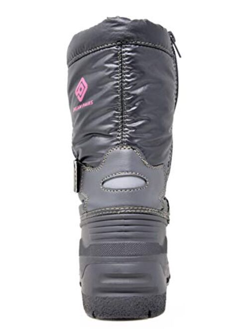 DREAM PAIRS Boys & Girls Mid Calf Waterproof Winter Snow Boots