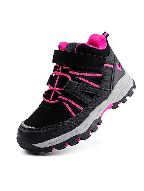 brooman Kids Hiking Boots Boys Girls Outdoor Adventure Shoes