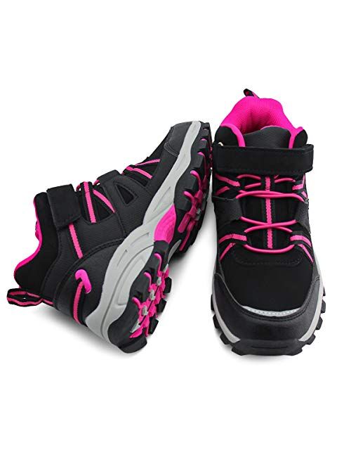 brooman Kids Hiking Boots Boys Girls Outdoor Adventure Shoes