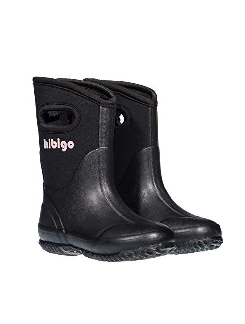 Rain and Muck LONECONE Insulating All Weather MudBoots for Toddlers and Kids Warm Neoprene Boots for Snow