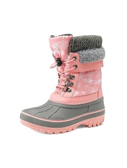 Boys Girls Insulated Waterproof Winter Snow Boots