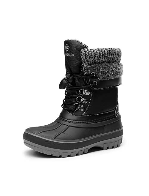 DREAM PAIRS Boys Girls Insulated Waterproof Winter Snow Boots