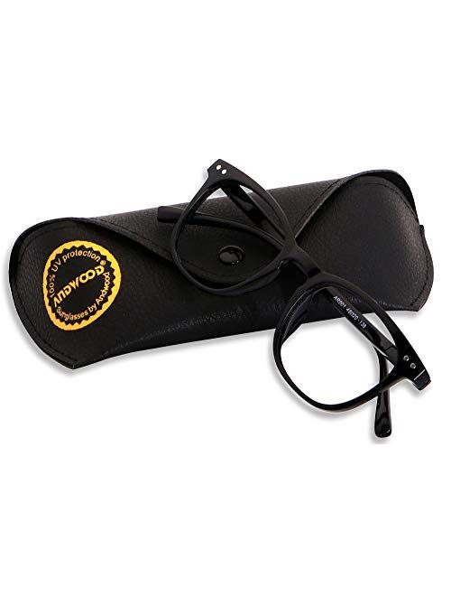 Blue Light Blocking Glasses Women Men Computer Small Face Clear Bluelight Blocker Eyeglasses Frame ANDWOOD AR001