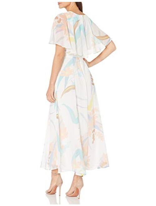 Calvin Klein Women's Maxi Popover Dress with Novelty Trim