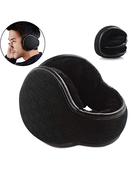 Ear Muffs for Winter Men Women - Ear Warmers Covers - Foldable Earmuffs Outdoor for Cold Weather