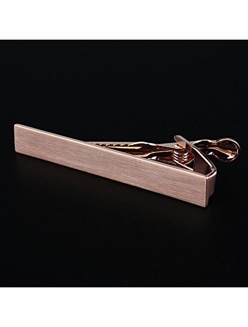 HAWSON 2 inch Tie Clip for Men in 1pcs/ 3pcs/4 pcs, Tie Bar Clip for Men's Skiny Necktie, Tie Pin Clip Gift Set for Working
