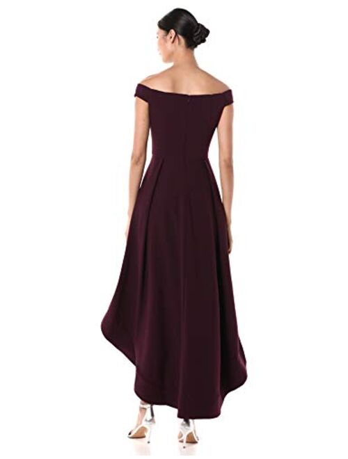 Calvin Klein Women's Sweetheart Off-The-Shoulder High Low Gown
