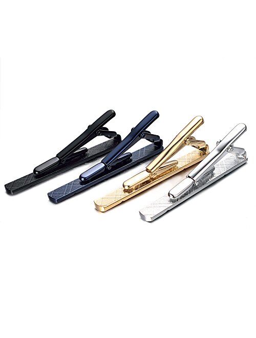 Yoursfs Cool Tie Clips for Men Skinny Tie Bar Pins for Mens Accessories Jewelry
