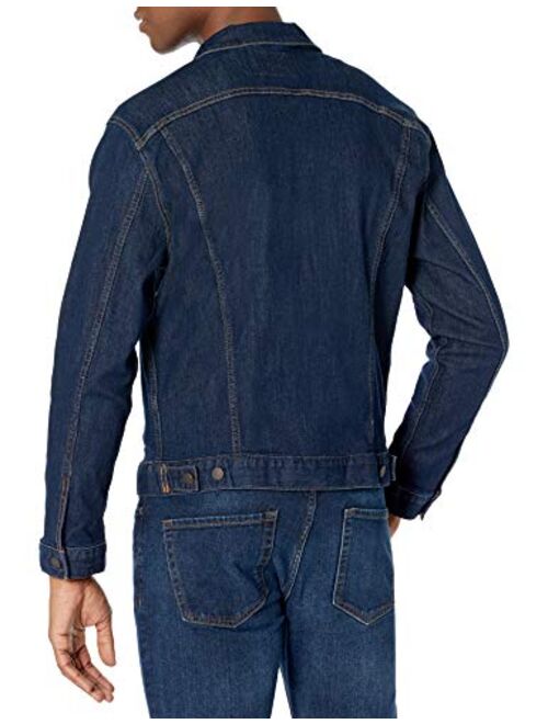 Lucky Brand mens Button Up Denim Trucker Jacket