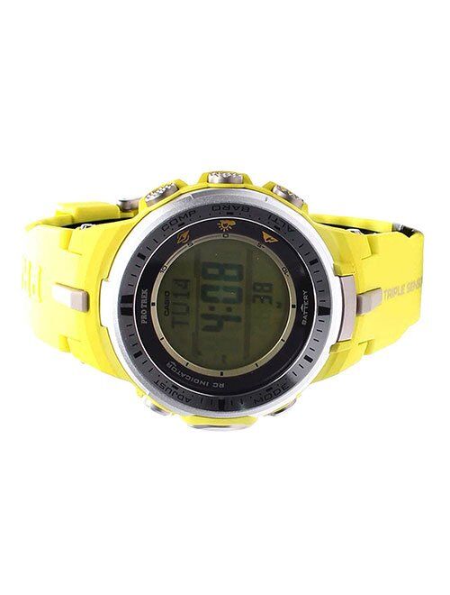 Casio Men's  And Women PRW-3000-9BDR Pro Trek Digital Display Quartz Yellow Watch
