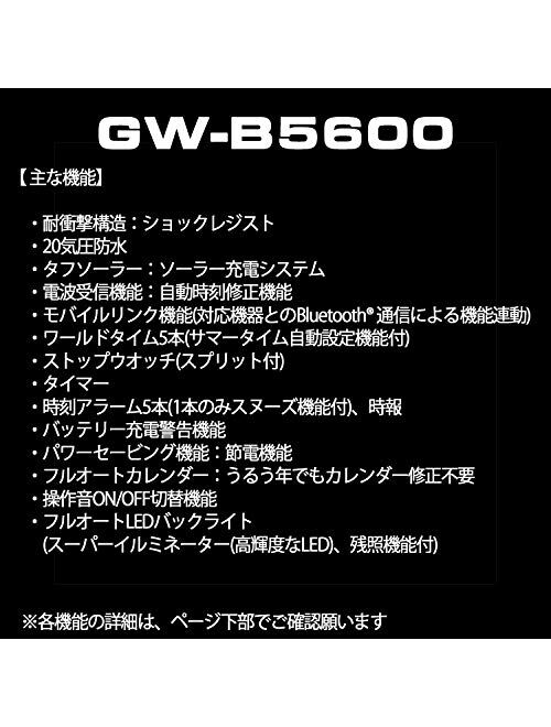 Casio G-SHOCK GW-B5600HR-1JF Radio Solar Watch (Japan Domestic Genuine Products)