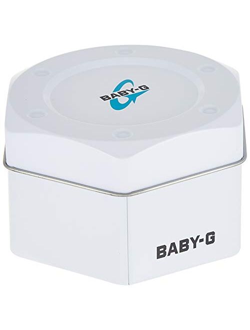 Casio Women's BGA131-7B2 Baby-G Rose Gold and White Resin Digital Watch