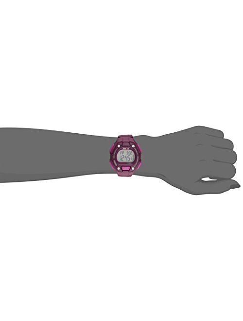 Timex Women's Ironman 30-Lap Digital Quartz Mid-Size Watch, Plum - TW5K89700