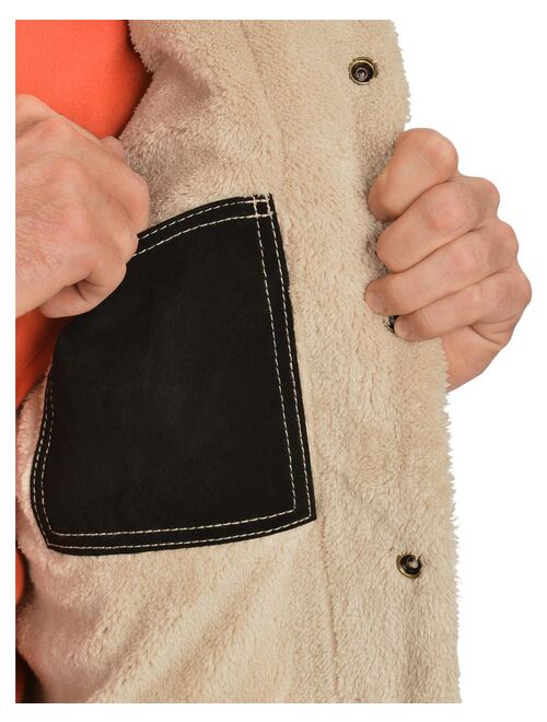 Scully 113-19-L Men Leather Jacket - Black Boar Suede, Large