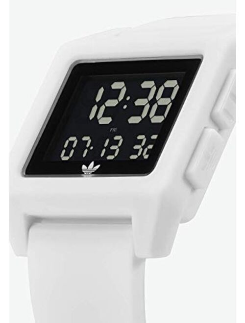 adidas Originals Watches Archive_SP1 Silicone Strap w/Polycarbonate Buckle, 24mm Width (24mm)