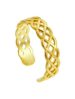 Gold Trinity Knot Celtic Toe Ring