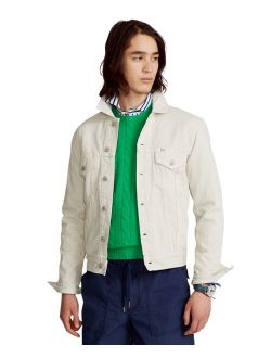 Men's Garment-Dyed Denim Trucker Jacket