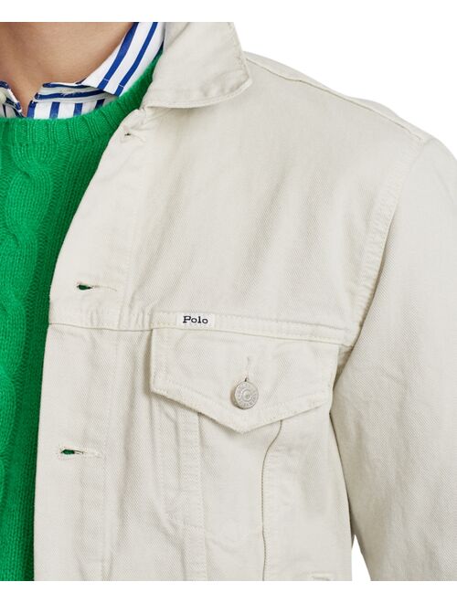 Polo Ralph Lauren Men's Garment-Dyed Denim Trucker Jacket
