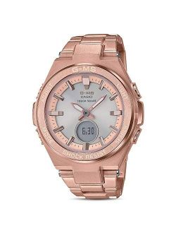 Baby G Grey Dial Stainless Steel Ladies Watch MSG-S200DG-4A