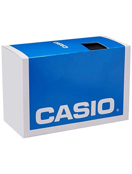 Casio 10 Year Battery Quartz Watch with Resin Strap, Black, 27.2 (Model: DW-291H-1AVCF)