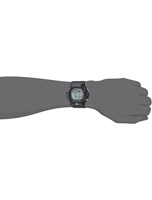 Casio GSHOCK Stainless Steel Quartz Watch with Resin Strap, Black, 21.4 (Model: GD350-1CR)