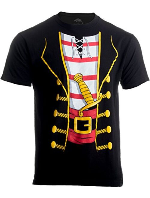 Pirate Costume | Jumbo Print Novelty Funny Caribbean Cruise Shirt Unisex T-Shirt