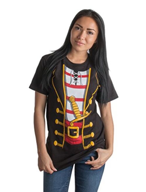Pirate Costume | Jumbo Print Novelty Funny Caribbean Cruise Shirt Unisex T-Shirt