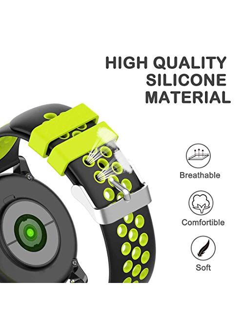 Wellfit Watch Band, 20mm 22mm Quick Release Watch Band for Men and Women, Soft Silicone Watch Band with Air Holes