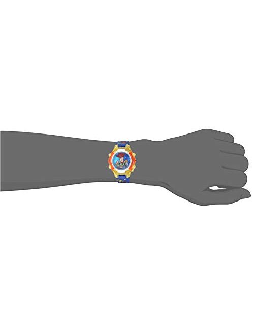 Disney Quartz Watch with Plastic Strap, Black, 14.75 (Model: TYM4030)