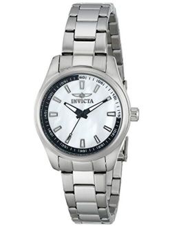 Women's Specialty 33mm Stainless Steel Quartz Watch, Silver (Model: 12830)