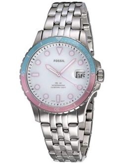 Women's FB-01 Stainless Steel Dive-Inspired Casual Quartz Watch
