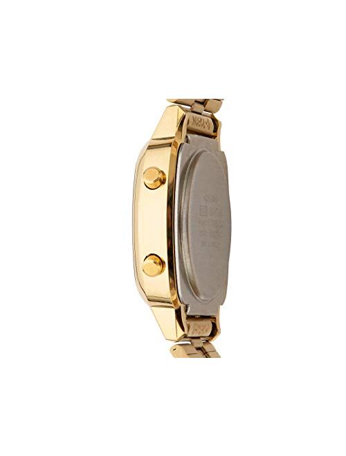 CASIO Women's Classic Vintage Quartz Watch with Stainless Steel Strap, Gold, 10 (Model: LA670WGA-9)