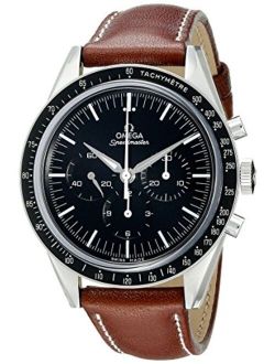 Omega Men's 31132403001001 Analog Display Mechanical Hand Wind Brown Watch