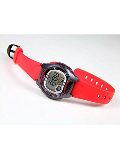 Casio Women's LW-200-4AVEF Casio Collection Digital Quartz Red Resin Watch