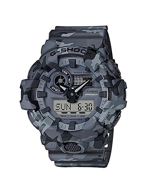 Casio G-Shock GA700CM Series Camo Wrist Watch (Men's)