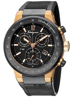 Salvatore Ferragamo Men's F55LCQ75909 S113 F-80 Rose Gold-Plated Watch