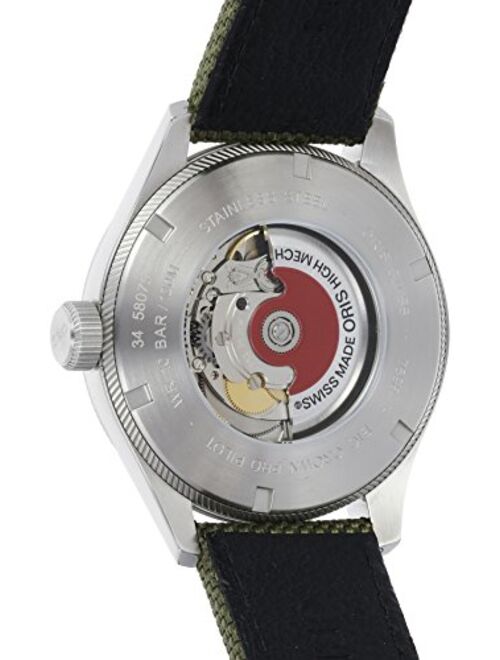 Oris Men's 75276984164LS2 Analog Display Swiss Automatic Green Watch