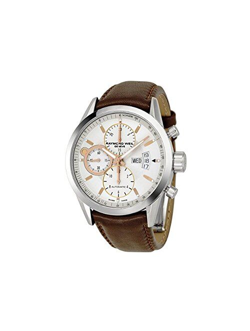 Raymond Weil Freelancer White Dial Chronograph Automatic Men's Watch 7730-STC-65025