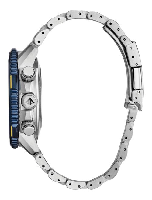 Citizen Eco-Drive Men's Analog-Digital Promaster Blue Angels Skyhawk A-T Stainless Steel Bracelet Watch 46mm